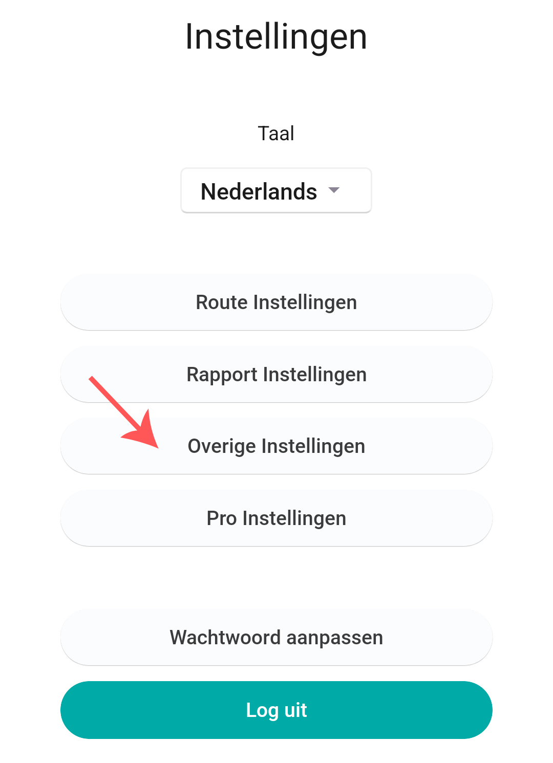 Klik op overige instellingen