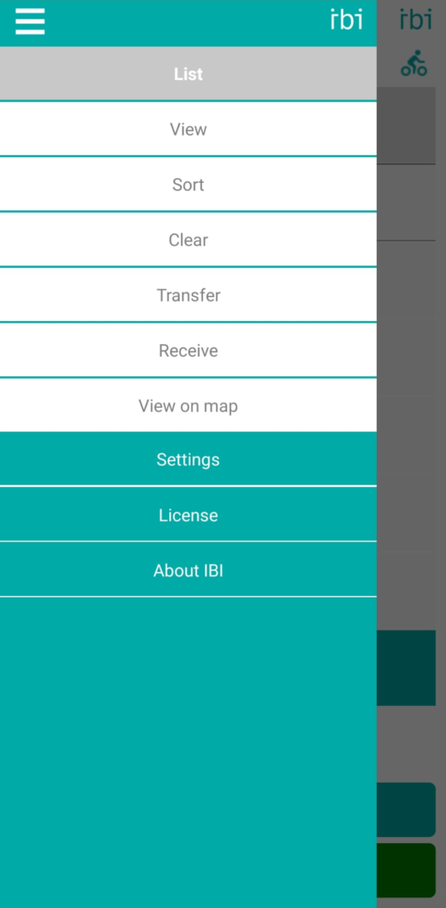 IBI Menu