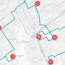 Overview map Route